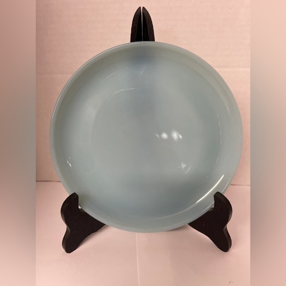 Fire King Blue Delphite salad plate